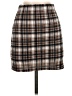 Rainbow Plaid Brown Casual Skirt Size S - photo 1