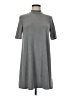 Topshop Solid Gray Casual Dress Size 6 - photo 1
