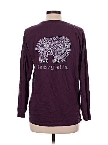 Ivory Ella Long Sleeve T-Shirt (view 2)