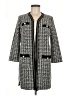 Joseph Ribkoff Houndstooth Gray Coat Size 8 - photo 1