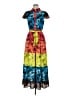 Alice + Olivia 100% Polyester Floral Blue Casual Dress Size 6 - photo 1