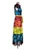 Alice + Olivia 100% Polyester Floral Blue Casual Dress Size 6 - photo 4