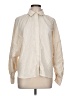 Max Studio Chevron-herringbone Ivory Long Sleeve Blouse Size L - photo 1