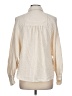 Max Studio Chevron-herringbone Ivory Long Sleeve Blouse Size L - photo 2