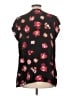 CAbi 100% Polyester Black Short Sleeve Blouse Size L - photo 2