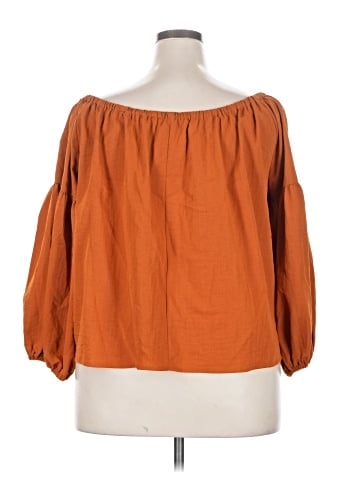 ELOQUII 3/4 Sleeve Blouse (view 2)