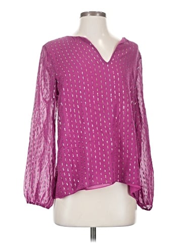 Lilly Pulitzer Long Sleeve Silk Top (view 1)