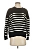 Uniqlo 100% Cotton Stripes Black Pullover Sweater Size S - photo 1