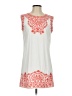 The Impeccable Pig 100% Polyester Graphic White Casual Dress Size S - photo 1