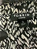 Torrid 100% Polyester Gray 3/4 Sleeve Blouse Size 3X Plus (3) - photo 7