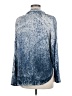 Bella Dahl 100% Ecovero Print Blue Long Sleeve Blouse Size M - photo 2
