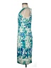 Jax Print Teal Cocktail Dress Size 6 - photo 5