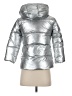 Gap 100% Polyester Metallic Silver Snow Jacket Size S - photo 2