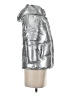 Gap 100% Polyester Metallic Silver Snow Jacket Size S - photo 4