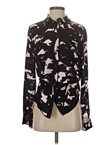 Proenza Schouler Long Sleeve Silk Top (view 1)