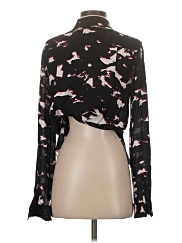 Proenza Schouler Long Sleeve Silk Top (view 2)