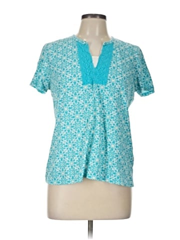 Basic Editions Short Sleeve Blouse (view 1)