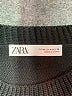 Zara Stripes Black Pullover Sweater Size M - photo 7