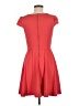 Elle Solid Red Casual Dress Size 8 - photo 2