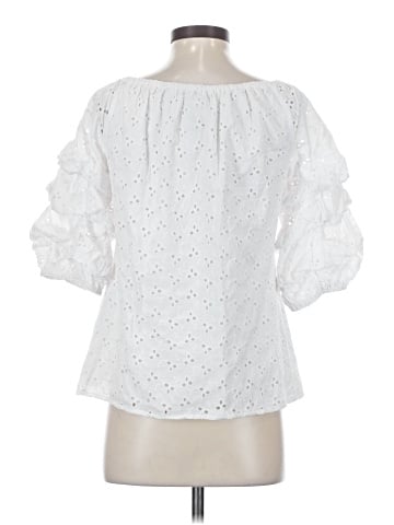 Coco Bianco 3/4 Sleeve Blouse (view 2)