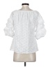 Coco Bianco 100% Cotton White 3/4 Sleeve Blouse Size S - photo 2
