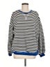 UEU Stripes Blue Pullover Sweater Size M - photo 1