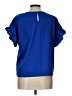 Shein Blue Short Sleeve Top Size L - photo 2