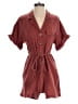 Madewell Solid Burgundy Romper Size XS - photo 1