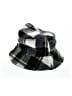 H&M Plaid Gray Black Winter Hat Size 14 - 20 - photo 1