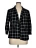 Elle Plaid Black Blazer Size XL - photo 1