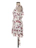 Express 100% Polyester Floral Ivory Cocktail Dress Size 2 - photo 5