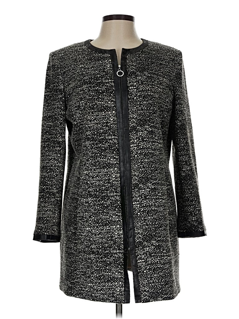Pre-owned Tahari By Asl Coat In Gray