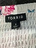 Torrid 100% Polyester Floral White Casual Dress Size 1X Plus (1) - photo 7