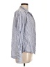 FRAME 100% Cotton Stripes Blue Long Sleeve Button-Down Shirt Size L - photo 4