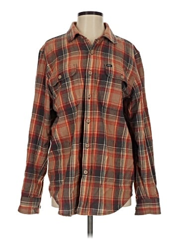 Obey Long Sleeve Button-Down Shirt (view 1)