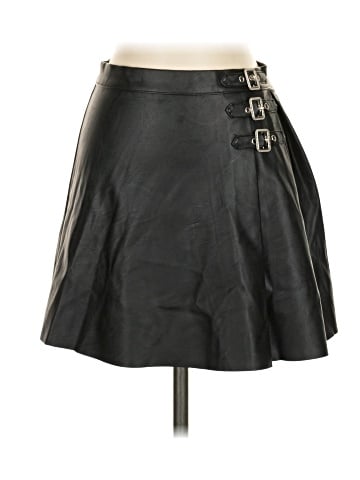 Superdown Faux Leather Skirt (view 1)