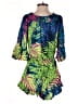 Ophelia Roe 100% Rayon Tropical Green Romper Size S - photo 2