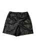 MING WANG Metallic Black Shorts Size M - photo 2