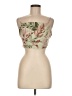 Blāshe 100% Polyester Tan Sleeveless Blouse Size M - photo 1