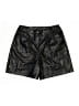 MING WANG Metallic Black Shorts Size M - photo 1