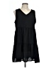 Unbranded Solid Black Casual Dress Size L - photo 1