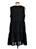 Unbranded Solid Black Casual Dress Size L - photo 2