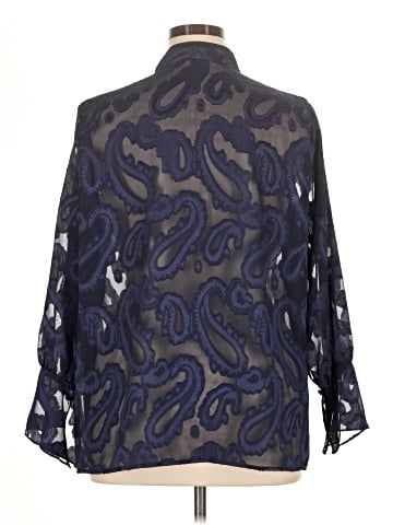 Notations 3/4 Sleeve Blouse (view 2)