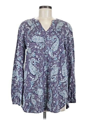 Purejill Long Sleeve Henley (view 1)