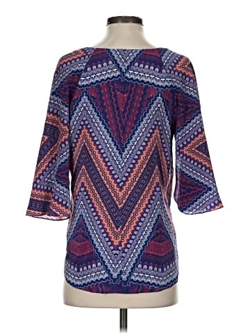 Amanda Uprichard 3/4 Sleeve Silk Top (view 2)