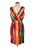 Chetta B Tie-dye Orange Cocktail Dress Size 12 - photo 1