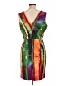 Chetta B Tie-dye Orange Cocktail Dress Size 12 - photo 2