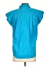 Assorted Brands Blue Sleeveless Button-Down Shirt Size S - photo 2
