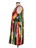 Chetta B Tie-dye Orange Cocktail Dress Size 12 - photo 5