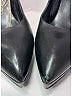 Saint Laurent 100% Leather Graphic Black Heels Size EU 37 - photo 3